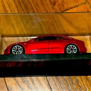 Genuine Tesla Model 3 Diecast 1/43 Gift Rare Multicoat Red Collectible OEM.